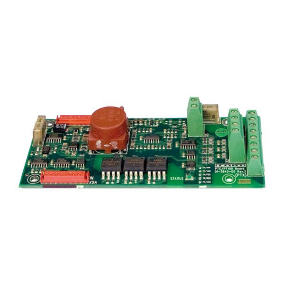 Emotron PTC/PT100 board 2.0 Gebruiksaanwijzing