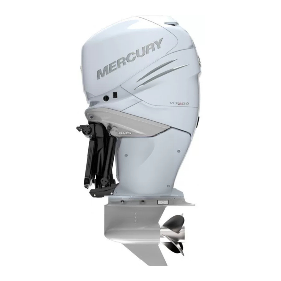 Mercury Marine Go BoldlyVerado FourStroke 200-350 Handleiding Voor Gebruik En Onderhoud