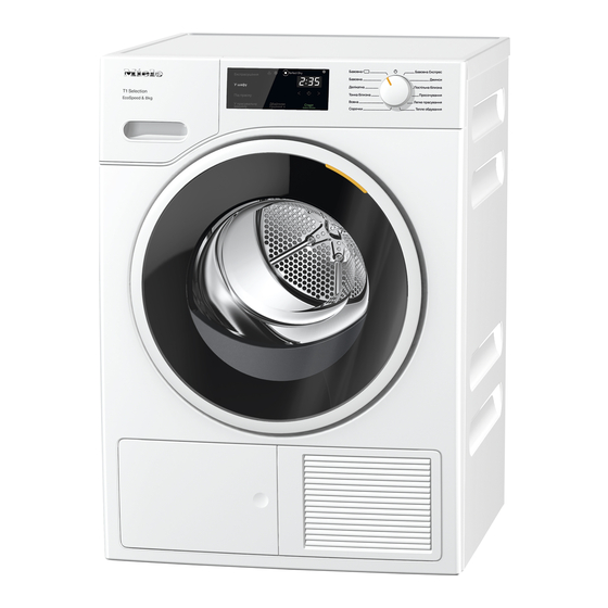 Miele TSF 643 WP Gebruiksaanwijzing