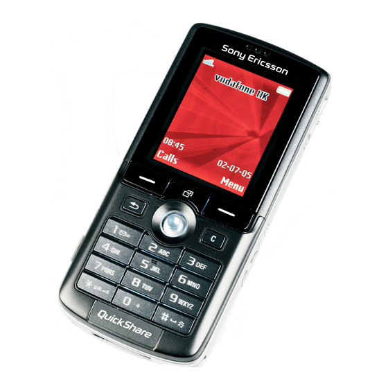 Sony Ericsson K750i Handleiding