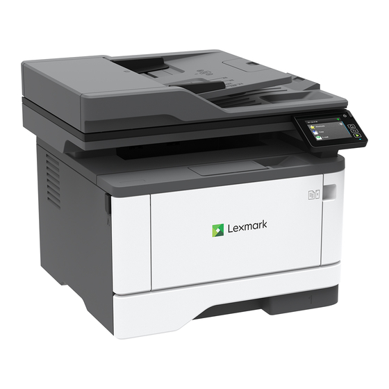 Lexmark MB3442 Gebruikershandleiding