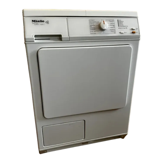 Miele T 4225 C Gebruiksaanwijzing