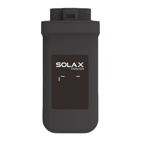 SolaX Power Pocket WiFi V3.0 Installatiehandleiding