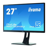 Iiyama G-master G2730HSU Gebruikershandleiding