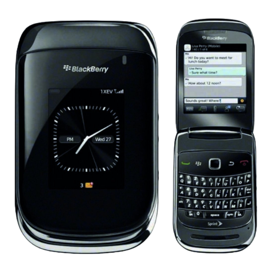 Blackberry Style 9670 Gebruikershandleiding