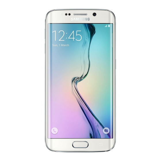 Samsung Galaxy S6 edge 32Gb Gebruiksaanwijzing