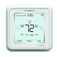 Honeywell T6 Pro Installatiehandleiding