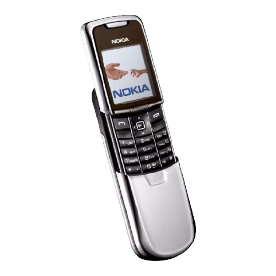 Nokia 8800 Gebruikershandleiding