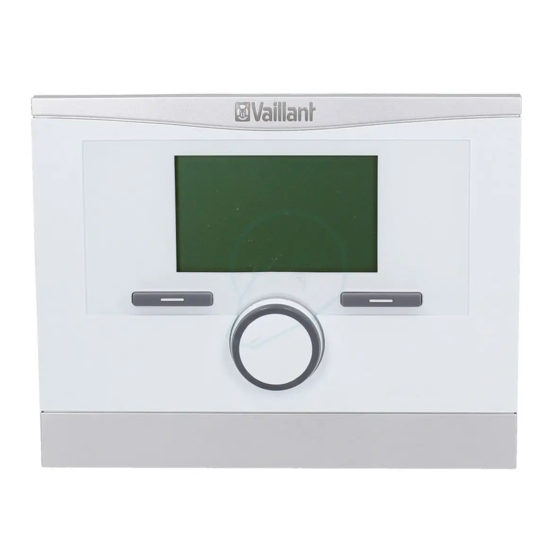 Vaillant calorMATIC VRT 350f Installatiehandleiding