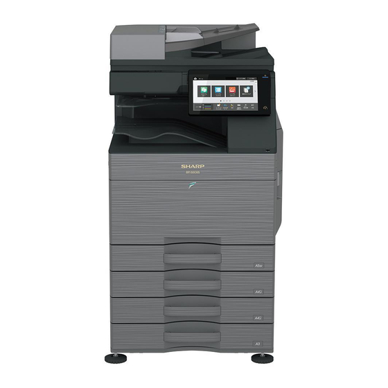 Sharp BP-50C26 Beknopte Installatiegids