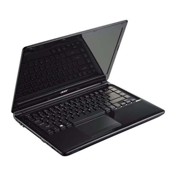 Acer Aspire E1 Series Gebruikershandleiding