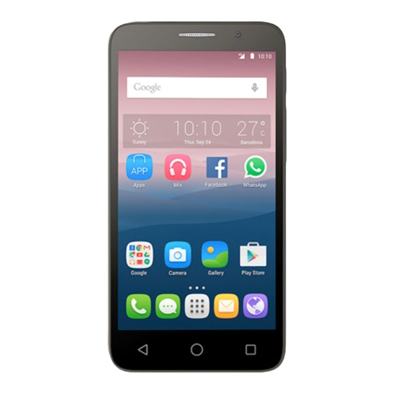 Alcatel OneTouch Pop3 Snelstartgids