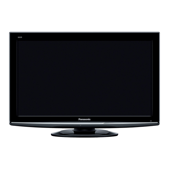 Panasonic Viera TX-L32X15E Gebruiksaanwijzing