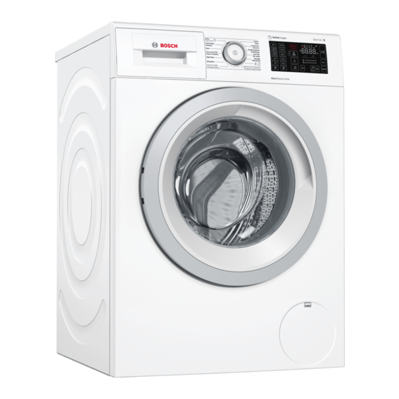 Bosch WAT28780FG Gebruikershandleiding