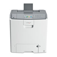 Lexmark C746x Gebruikershandleiding