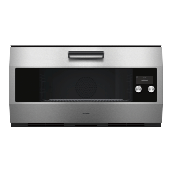 Gaggenau EB 333 111 Gebruiksaanwijzing