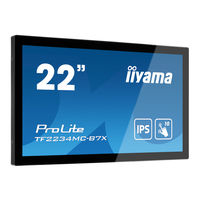 Iiyama ProLite TF2234MC Gebruikershandleiding