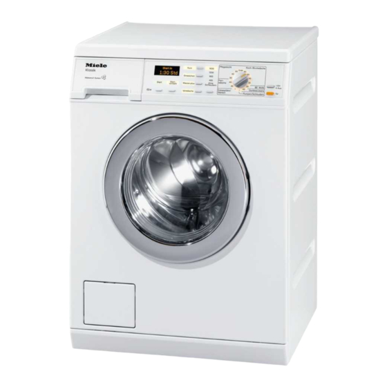 Miele W 5903 WPS Gebruiksaanwijzing