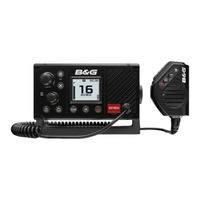 B&G V20S VHF Gebruikershandleiding