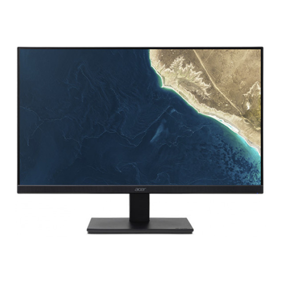 Acer V247Ybip Gebruiksaanwijzing