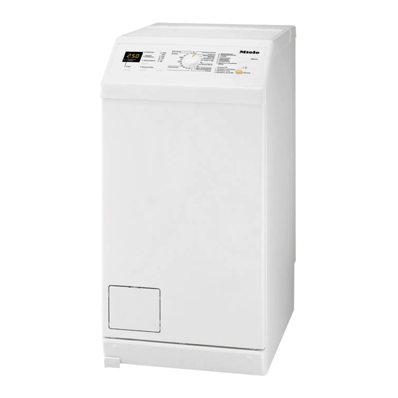 Miele WW 650 Gebruiksaanwijzing