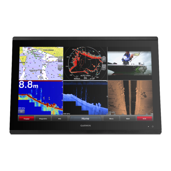 Garmin GPSMAP 8400 Series Installatie-Instructie