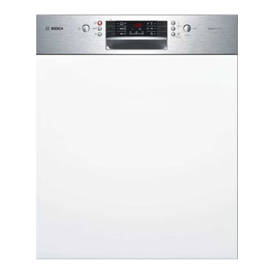 Bosch SMI46MS03E Gebruiksaanwijzing