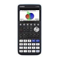 Casio fx-CG10 Gebruiksaanwijzing