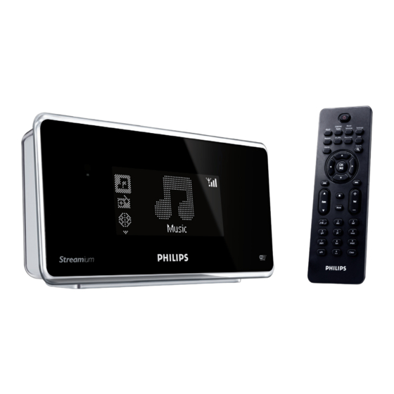 Philips Streamium Network Music Player NP1100 Snelstartgids