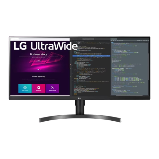 LG 34WN750P Gebruikershandleiding