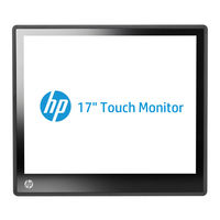 HP Retail Touch Monitors L6015tm Gebruikershandleiding