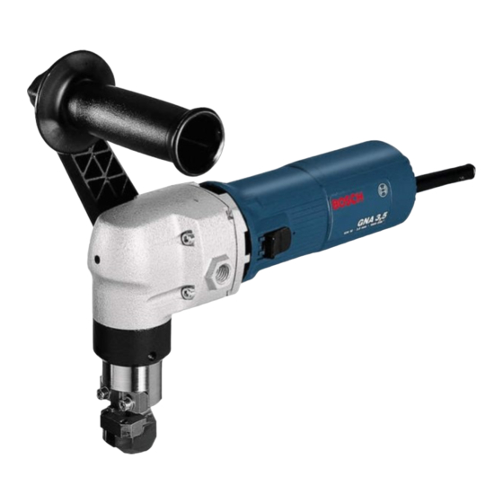 Bosch GNA 3.5 Handleiding