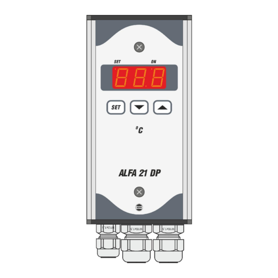 VDH Products ALFA 21 DP Gebruiksaanwijzing