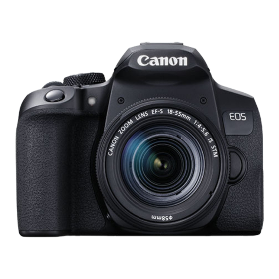 Canon EOS 850D Uitgebreide Gebruikershandleiding