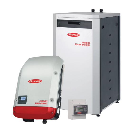 Fronius Energy Package Bedieningshandleiding