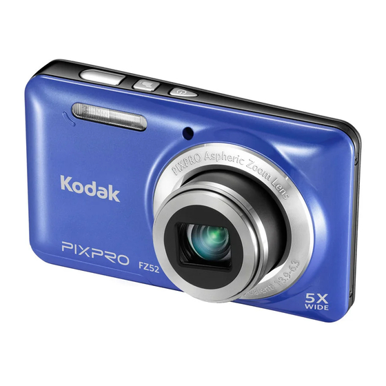 Kodak Pixpro FZ52 Gebruikershandleiding