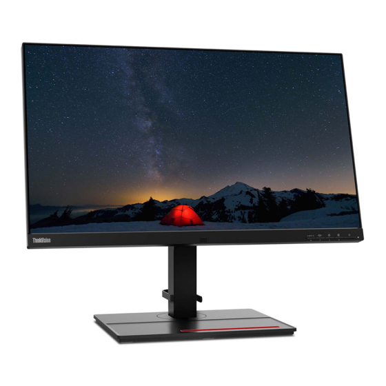 Lenovo ThinkVision P27u-20 Gebruikershandleiding