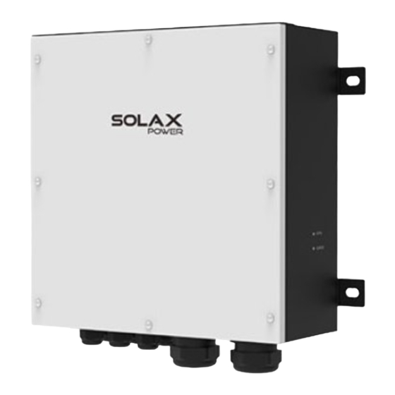 SolaX Power X3-PBOX-150kW-G2 Installatiegids