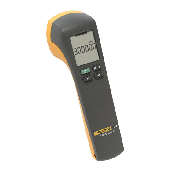 Fluke 820-2 Gebruiksaanwijzing