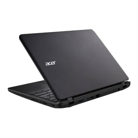 Acer Aspire ES 11 Gebruikershandleiding