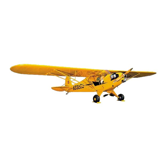 Conrad SIG Piper J-3 cub Gebruiksaanwijzing