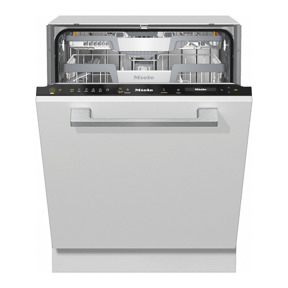 Miele G 7460 Gebruiksaanwijzing