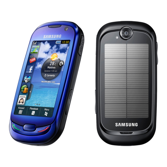 Samsung GT-S7550 Gebruiksaanwijzing