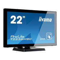 Iiyama ProLite T2336MSC Gebruikershandleiding