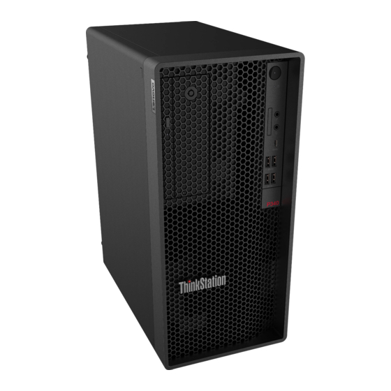 Lenovo ThinkStation P340 Gebruikershandleiding