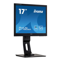 Iiyama ProLite B1780SD Gebruikershandleiding