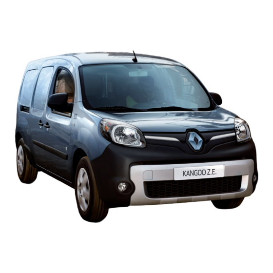 Renault KANGOO Z.E. 2019 Instructieboekje