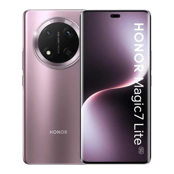 honor Magic7 Lite 5G Snelstartgids