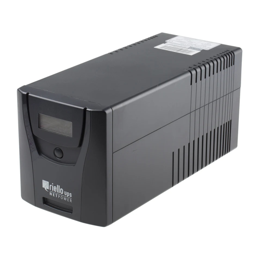 Overzicht van Riello NetPower UPS