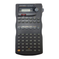 Dymo 1000 Gebruikershandleiding